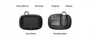 Navitel Solar Car BT napelemes Bluetooth headset